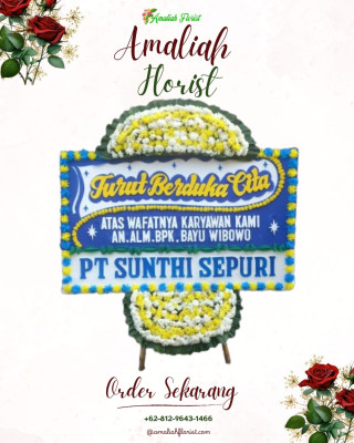 Papan Bunga Duka di Pematang Karau